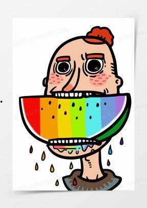 娱乐吃瓜的素材有哪些图片